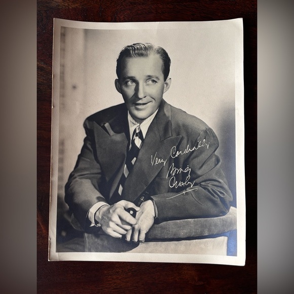 Bing Crosby 8x10 Black & White Old Portrait Photograph - Picture 1 of 2